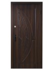 Вхідні двері Вулкан горіх — МДФ накладки, два замки, сучасний стиль