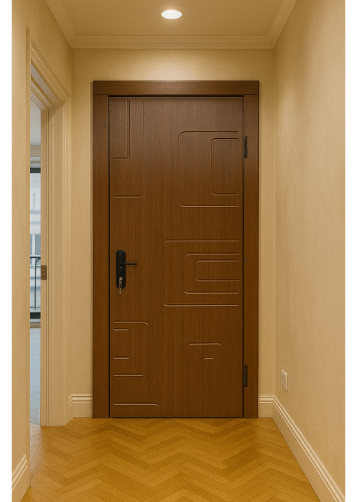 Вхідні двері Вулкан Новус з МДФ накладками