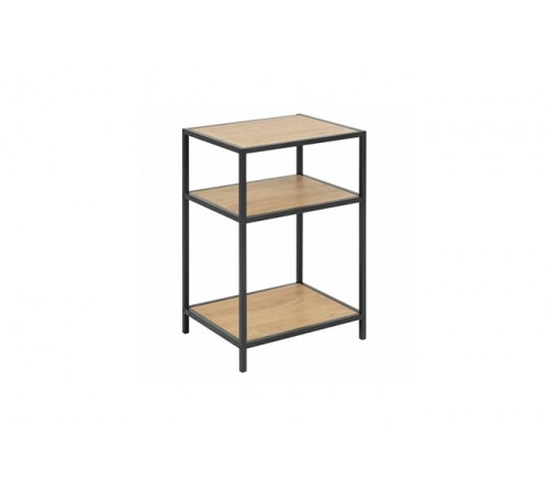 Приставний столик Bedside 3-ярусний у стилі Loft