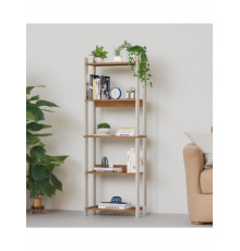 Стелаж 5 полицями, дуб сонома