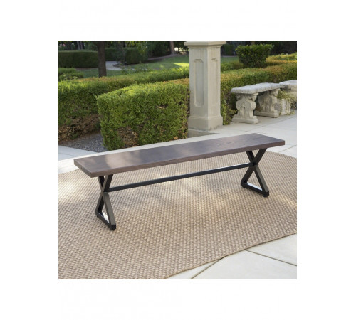 Лавка відпочинку на відкритому повітрі з X-подібною рамою, табурет для коридору