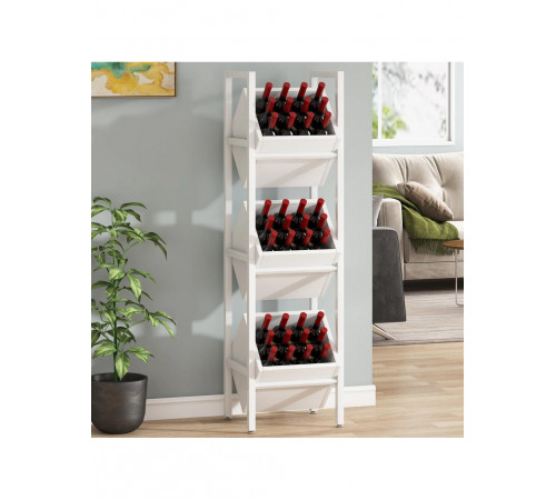 Стелаж для напоїв JW0237 — 130×36×30 см, 3 полиці