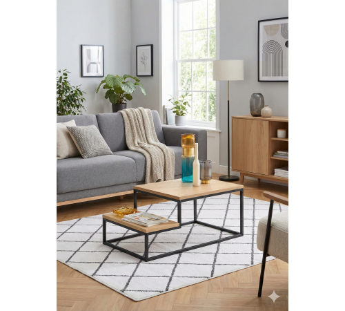 Журнальный столик Tab-210: Индустриальная Эстетика и Практичность