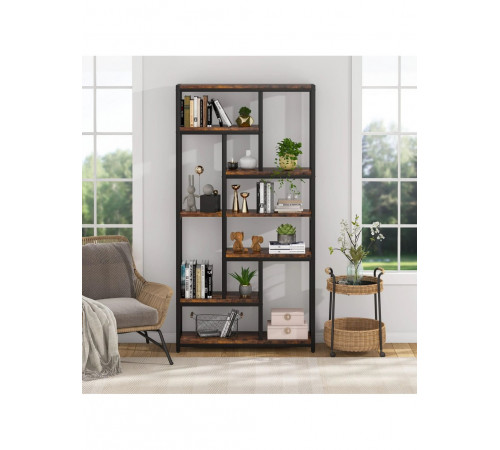 Стеллаж 7-ярусный с открытыми полками, 200×100×30 см