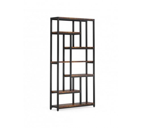 Стеллаж 7-ярусный с открытыми полками, 200×100×30 см