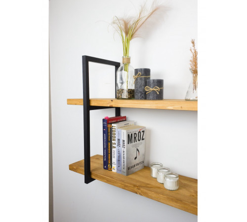 LOFT SHELF подвійна полиця - масив сосни, подвійні полиці