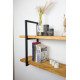 LOFT SHELF подвійна полиця - масив сосни, подвійні полиці