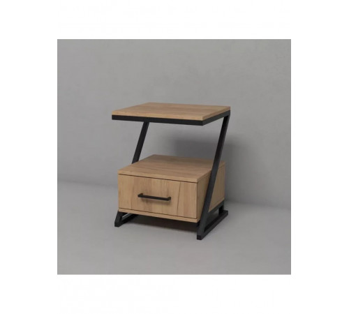 Тумба прикроватная лофт на металлических ножках MSM