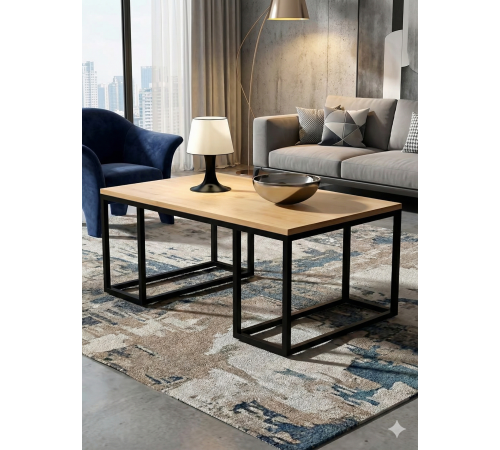 Журнальный столик GS-3120: Практический лофт для вашего интерьера.