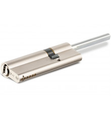 Цилиндр 164SXC 45+10+26=81 мм, никель, 5 ключей, со штоком