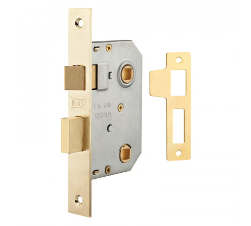 Клямка Kale 251 WC бексет: 44 mm, планки з покриттям латунь, правосторонній