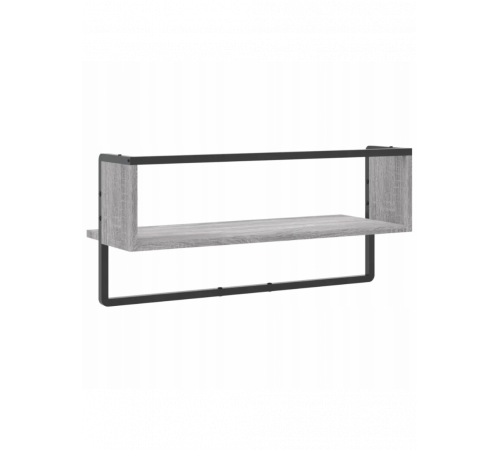 Настенная полка с рейкой