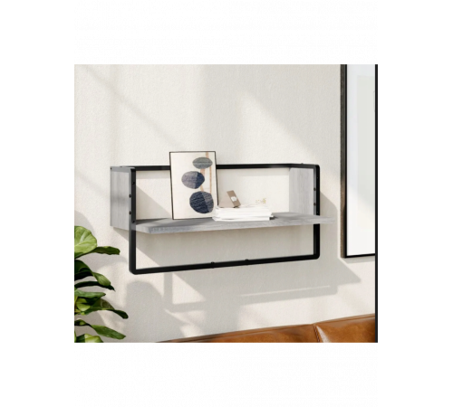 Настенная полка с рейкой