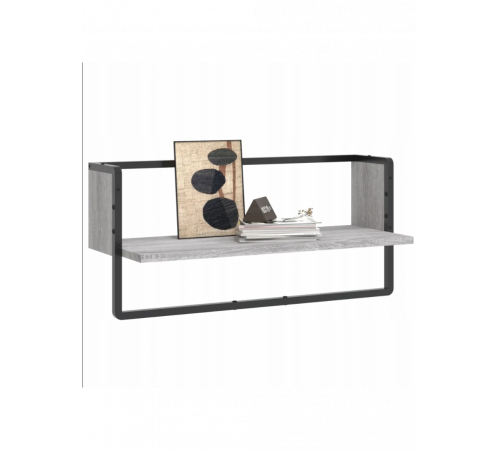 Настенная полка с рейкой