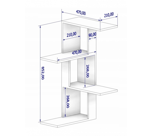 Угловая полка Gala