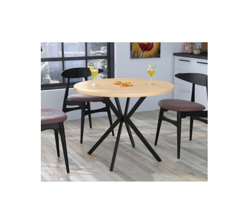 Круглый обеденный стол Оскар — MSMLOFT (Ø100)