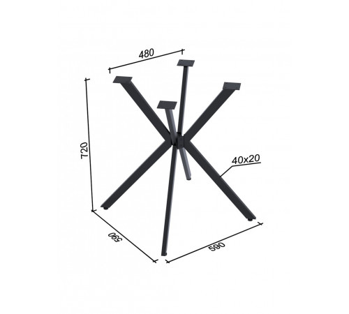 Круглый обеденный стол Оскар — MSMLOFT (Ø100)