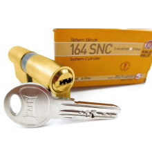 Цилиндр Kale 164SNC 35+10+35=80mm, латунь, 5 ключей