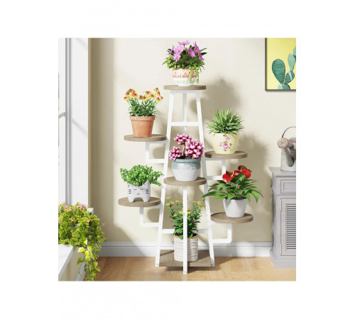 Підставка для рослин 7-ярусна коричнева – стильне рішення для дому та офісу