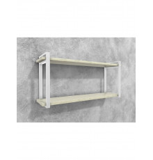 Полиця Айсберг 120 білий/білий MSMLOFT