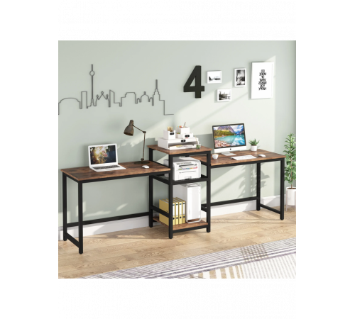 Подвійний письмовий стіл Loft №3 (246×60×75см)