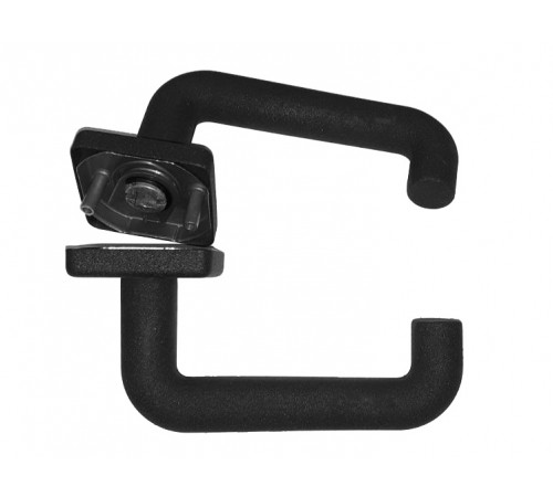 Дверная ручка раздельная Арико Труба черная