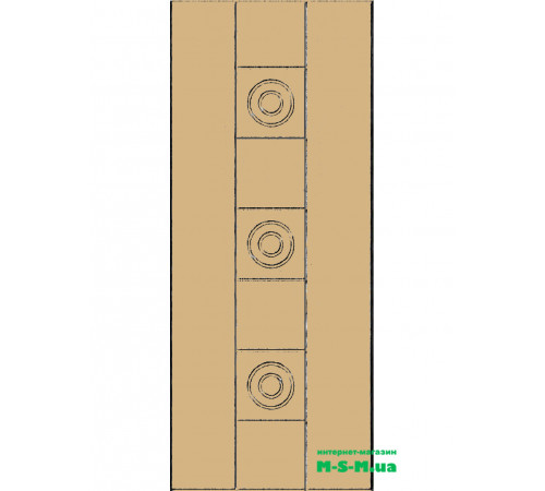 Межкомнатная дверь MSM 83 под покраску.