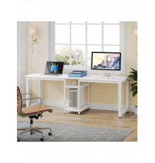 Стол двухместный с полками