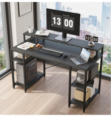 Компьютерный стол с полкой для монитора