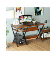 Стол компьютерный в стиле MSMLOFT, каркас металлический.