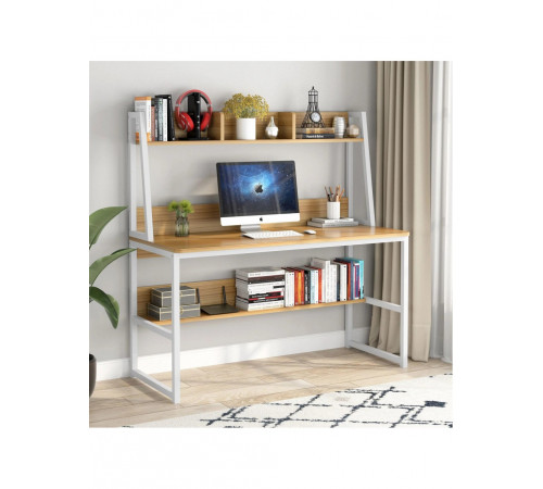 Комп’ютерний стіл у стилі лофт з металевим каркасом