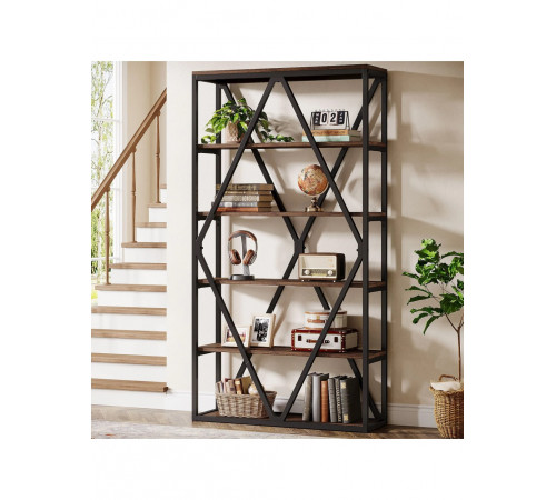 Стелаж 6-ярусний Etagere 12 MSM — місткий та елегантний стелаж у стилі лофт