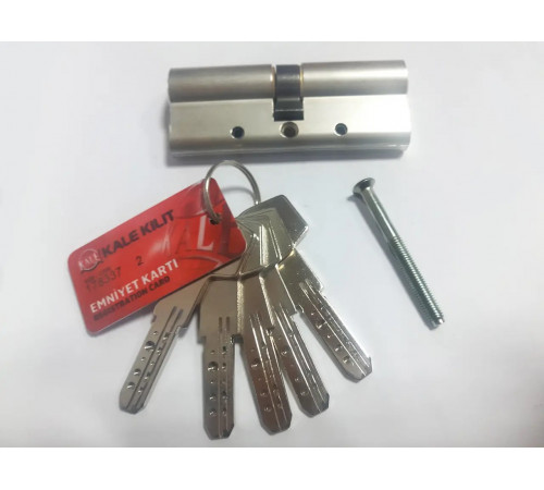 Цилиндр Kale 164 DBNE 35+10+35=80mm, никель, 5 ключей