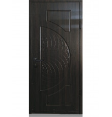 Двері вхідні MSM Вулкан МДФ/МДФ на трубі праві 2050х860мм