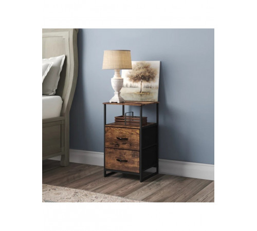 Тумбочка лофт - ДСП + металл