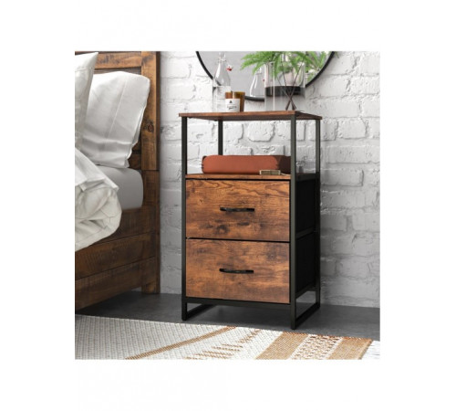 Тумбочка лофт - ДСП + металл