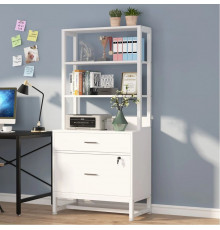 Шкаф для документов, 2 ящика с открытыми полками