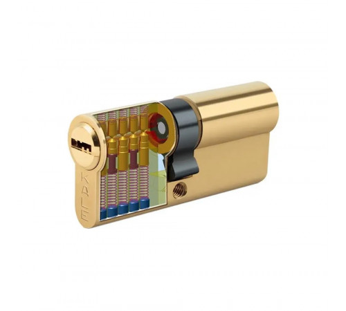 Цилиндр Kale 164 DBNE 35+10+45=90mm, латунь, 5 ключей
