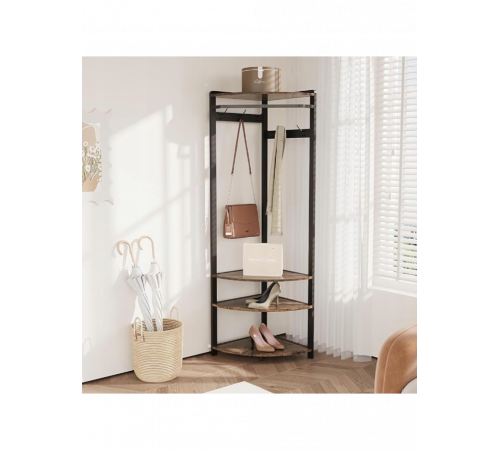 Передпокій кутовий з 6 вішалками та полицею для взуття