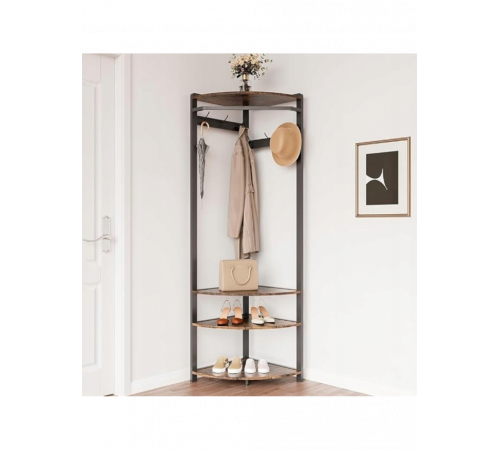 Передпокій кутовий з 6 вішалками та полицею для взуття