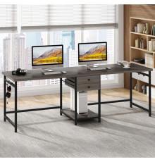 Стол двойной с ящиками