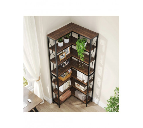 Угловой 7-ярусный стеллаж Etagere 11 – экономия пространства со стилем