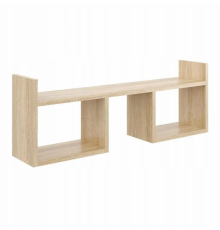 Подвесная настенная полка для книг, дуб сонома.