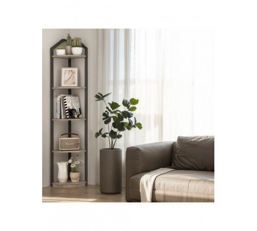 Угловой стеллаж Tieasha – 177×28,5×28,5 см, LOFT дизайн