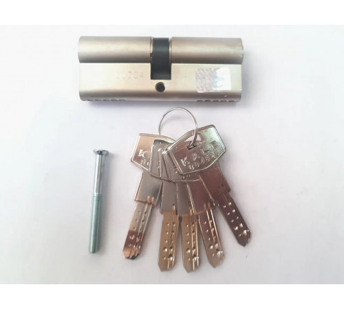 Цилиндр Kale 164 BNE 40+10+50=100 мм, 5 ключей, с покрытием никель