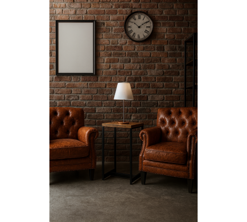 Вузький приставний столик — практичність у компактному форматіМ