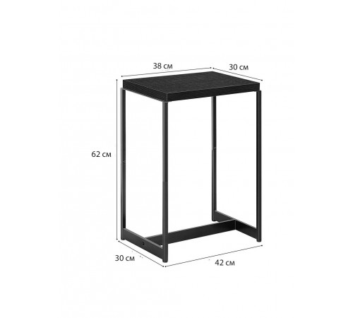 Вузький приставний столик — практичність у компактному форматіМ