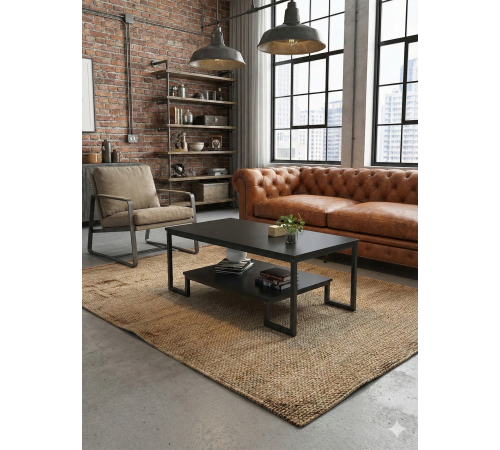 Журнальний столик ЖС147: Функціональний Лофт для вашого комфорту