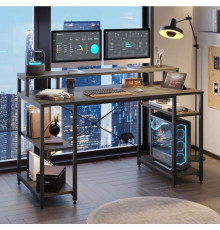 Компьютерный стол с полкой для монитора