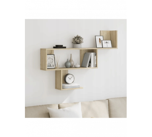 Настенная полка, дуб сонома